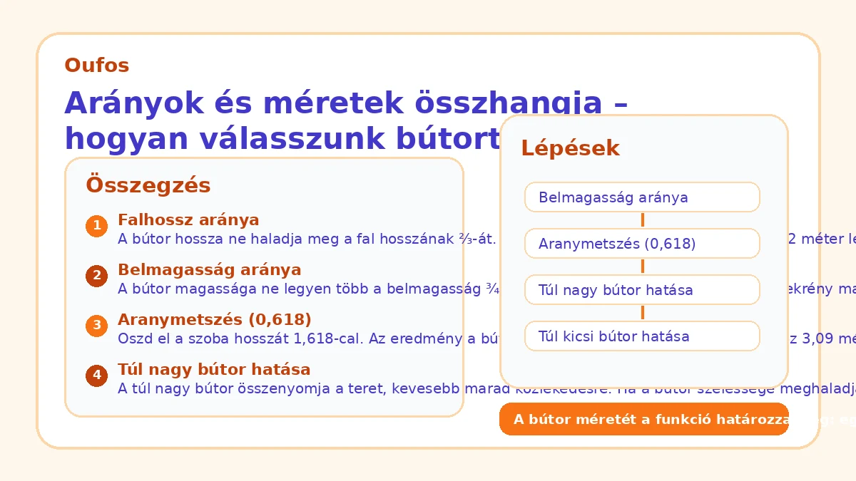 Arányok és méretek összhangja – hogyan válasszunk bútort a szoba méretéhez?