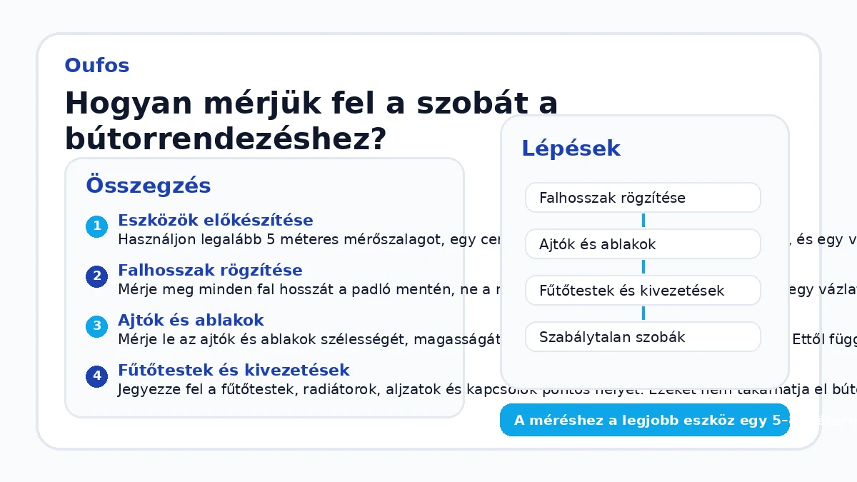 Hogyan mérjük fel a szobát a bútorrendezéshez?
