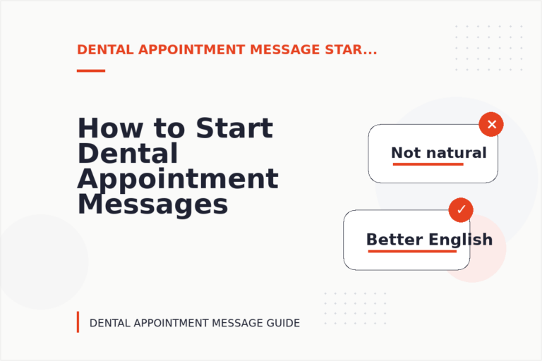 How to Start Dental Appointment Messages Clearly How to Start Dental Appointment Messages Clearly