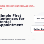 Simple First Sentences for Dental Appointment Messages