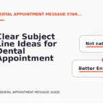 Clear Subject Line Ideas for Dental Appointment Messages