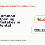 Common Opening Mistakes in Dental Appointment Messages