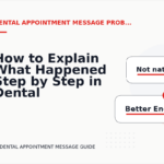 How to Explain What Happened Step by Step in Dental Appointment Message English