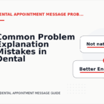 Common Problem Explanation Mistakes in Dental Appointment Message English