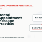 Dental Appointment Message Practice: Polite Confirmation Examples