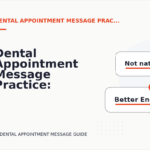 Dental Appointment Message Practice: Before and After Corrections